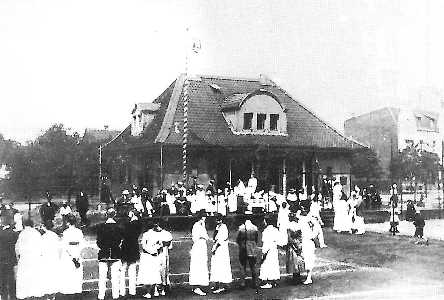 Clubhaus des Club Raffelberg um 1900 Vereinsgeschichte