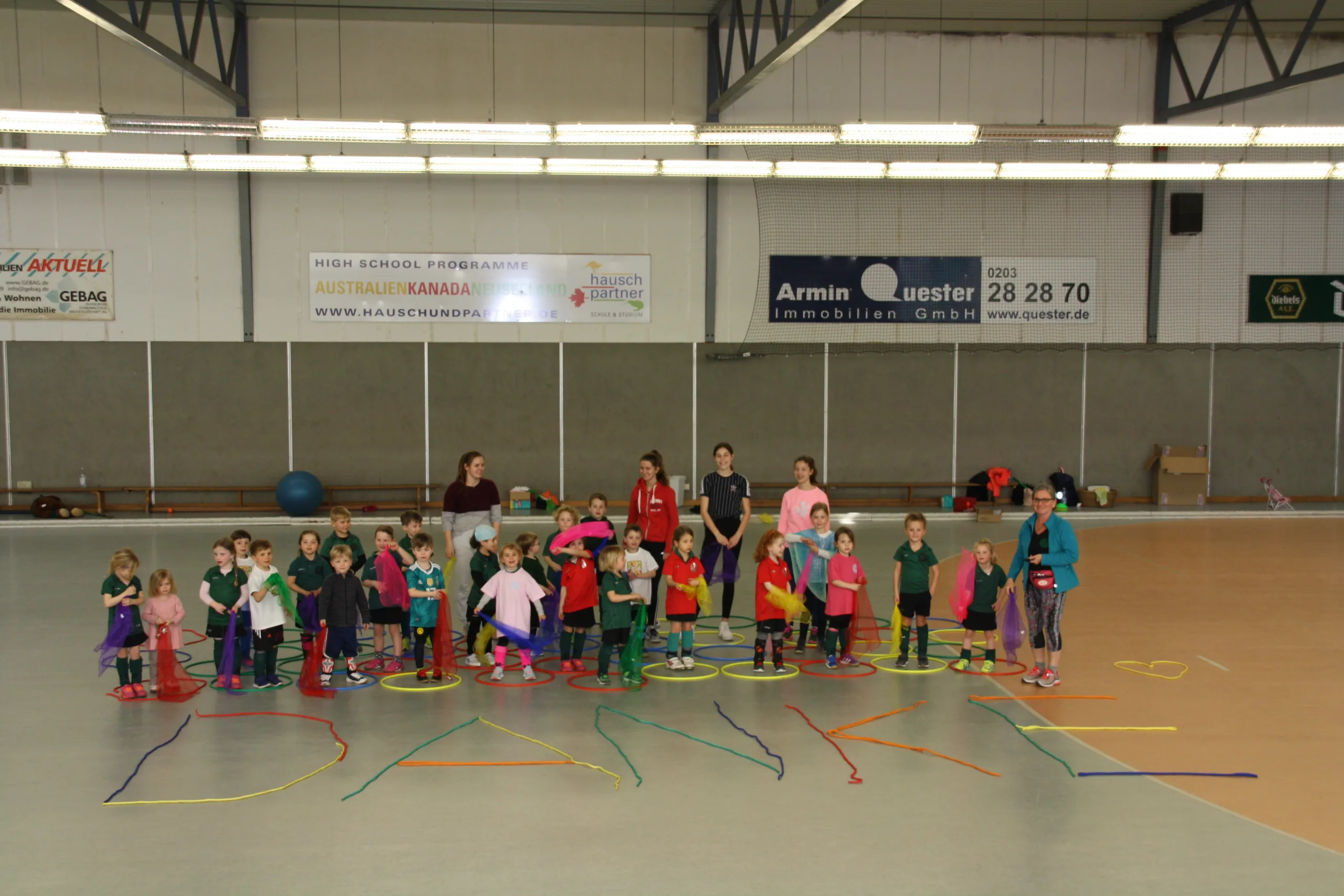 Die Hockey-Minis sagen DANKE!