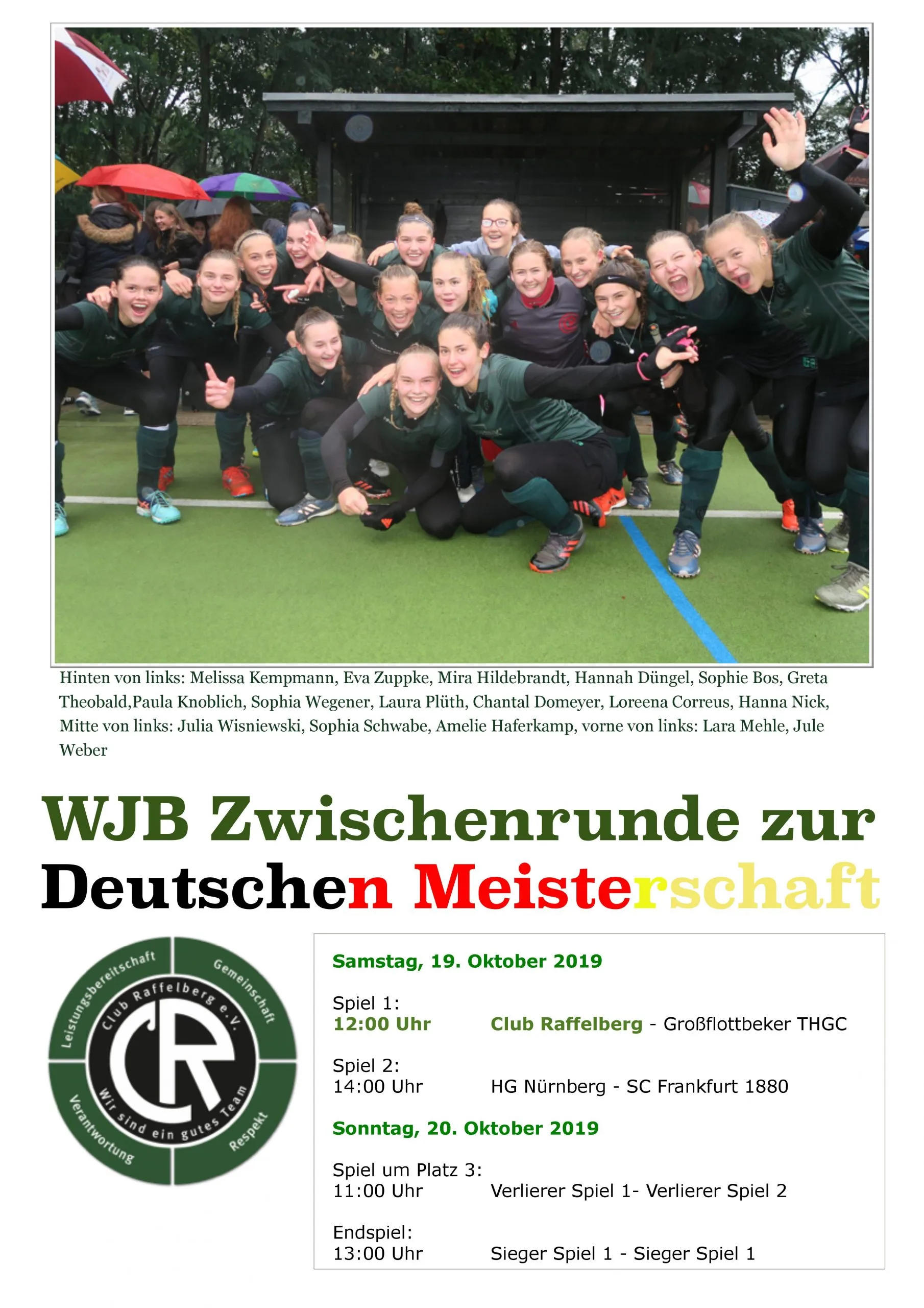 WJB Zwischenrunde zur Deutschen Meisterschaft