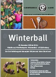 Winterball am 30.11.2019 – Karten ab jetzt im Verkauf!
