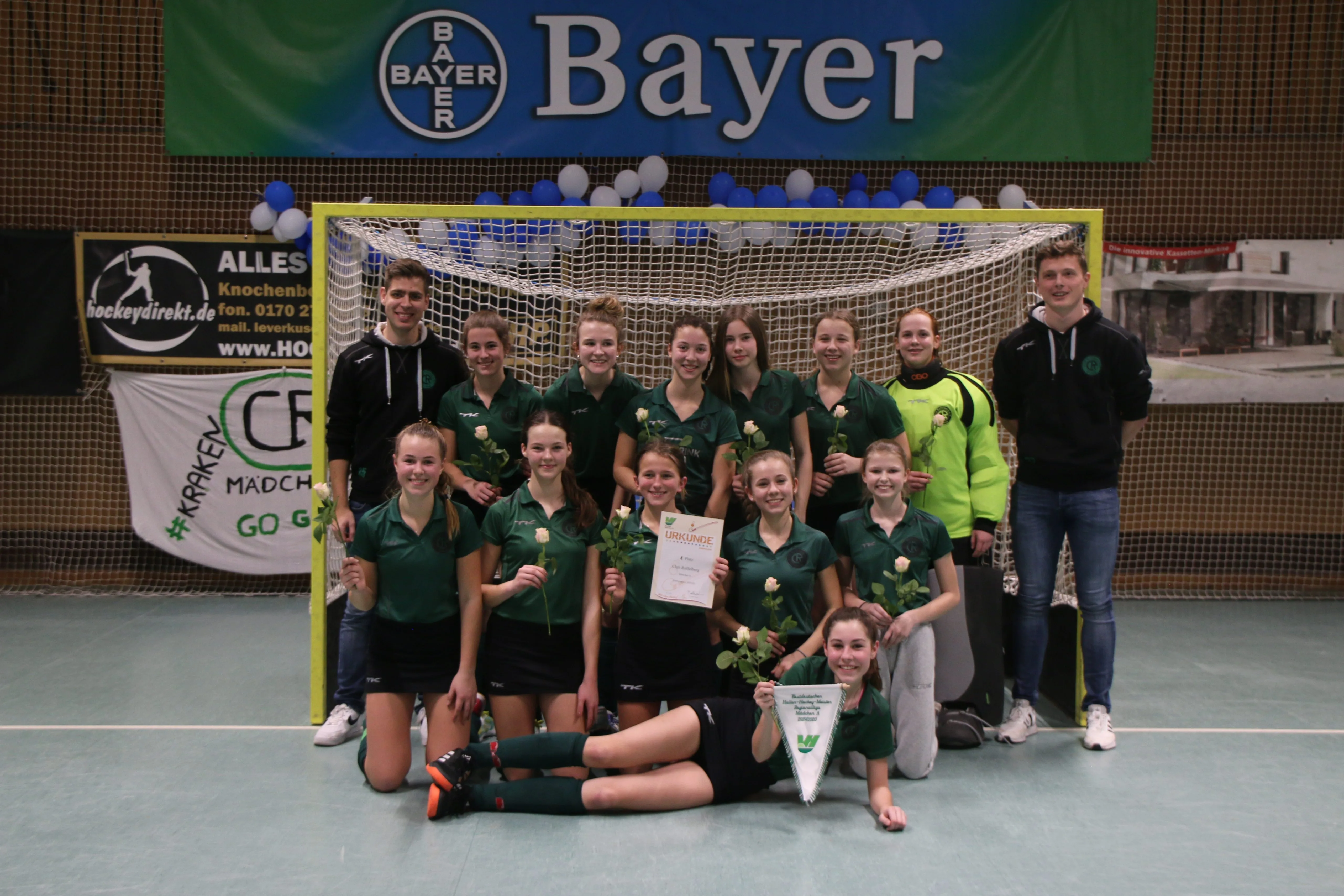 Mädchen A werden Westdeutscher Meister in der Halle 2019/2020