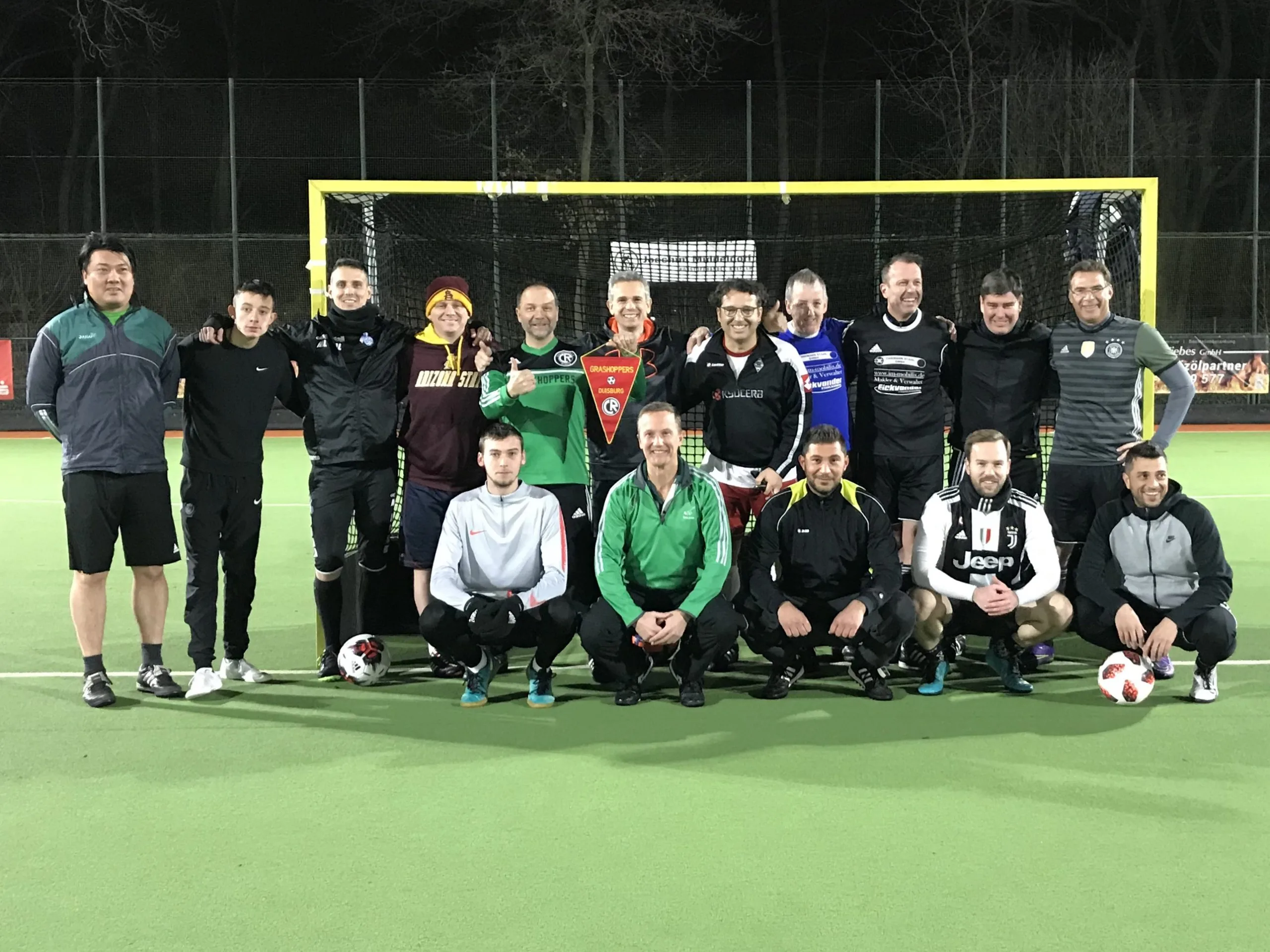 Die CR Grashoppers – Fußball im Club Raffelberg