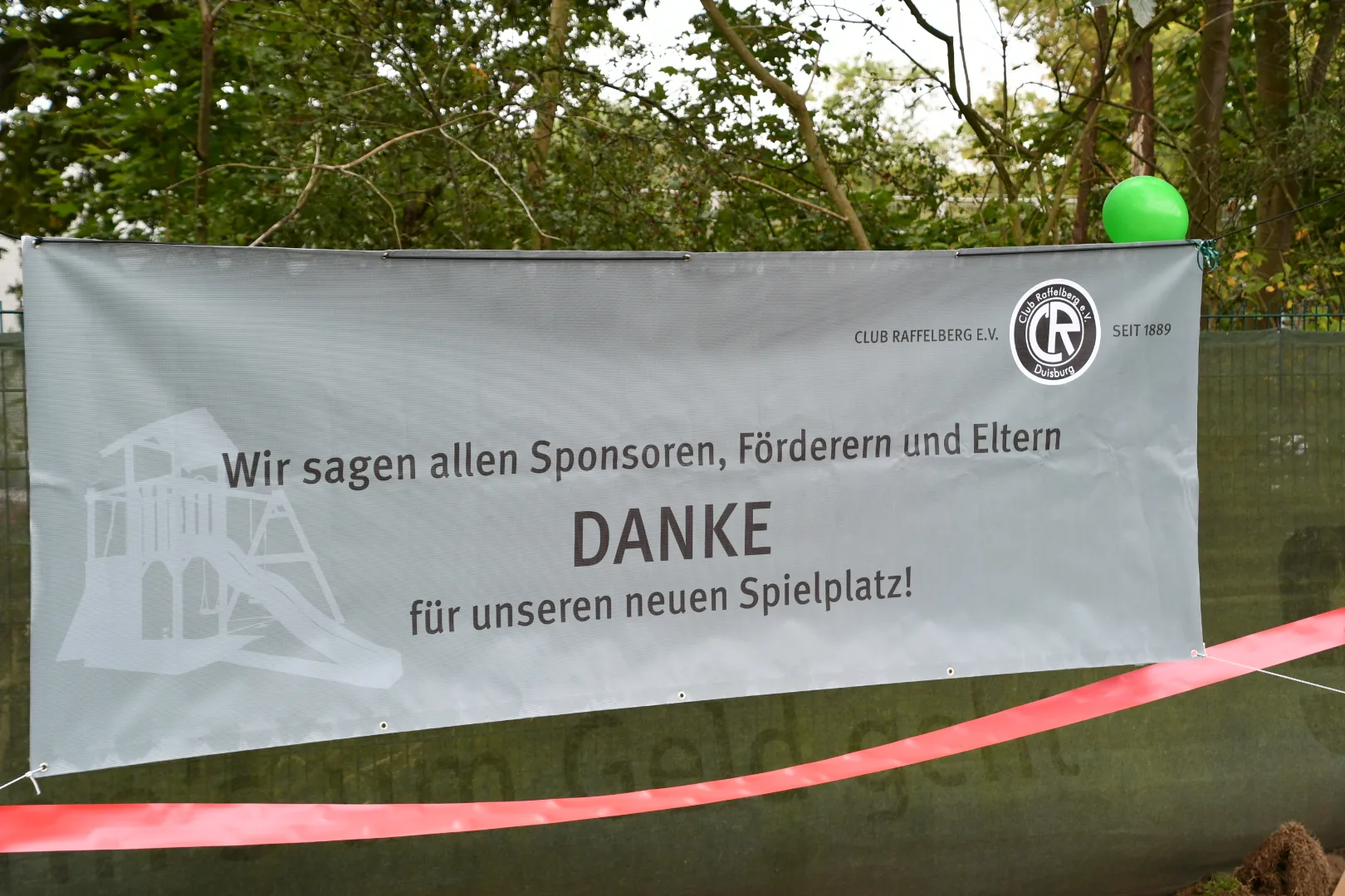 Unser neuer CR Spielplatz wurde offiziell eingeweiht