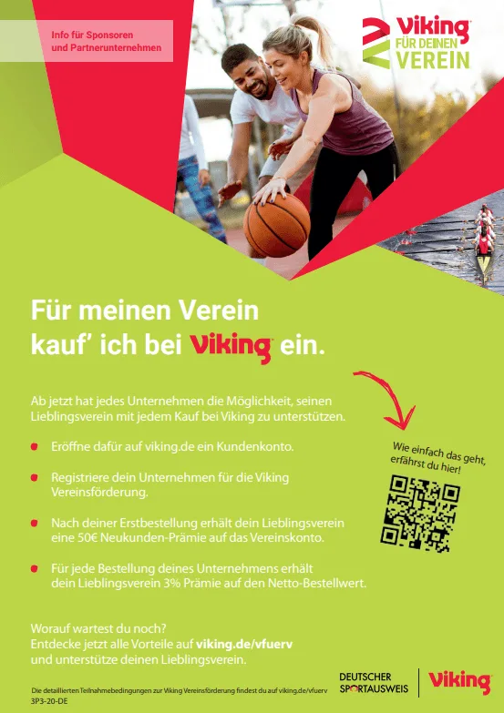 Viking Vereinsförderung – Unterstützung für Vereine durch Unternehmen & Globus Vereinsscheine