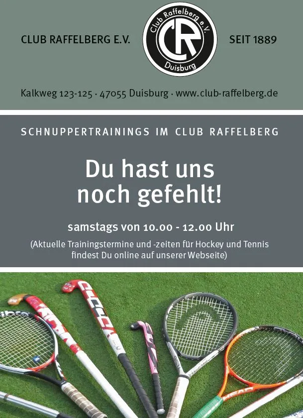 Das neue CR Schnuppertrainings-Konzept wurde erfolgreich eingeführt!
