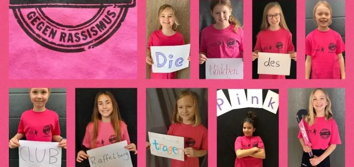 Pink gegen Rassismus