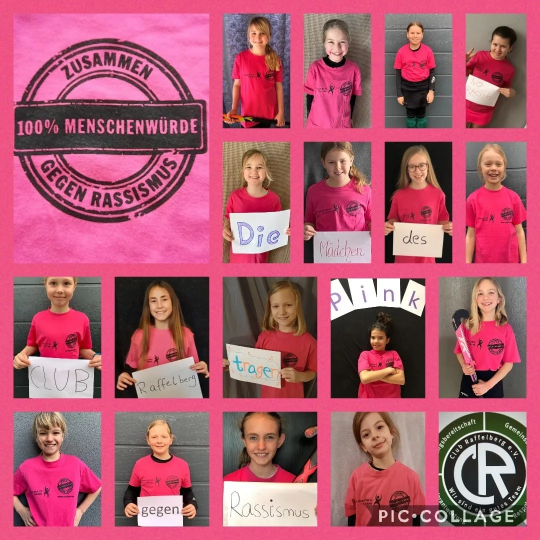 Pink gegen Rassismus