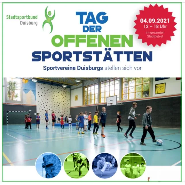 Wir sind dabei beim „Tag der offenen Sportstätte“ am 04.09.2021