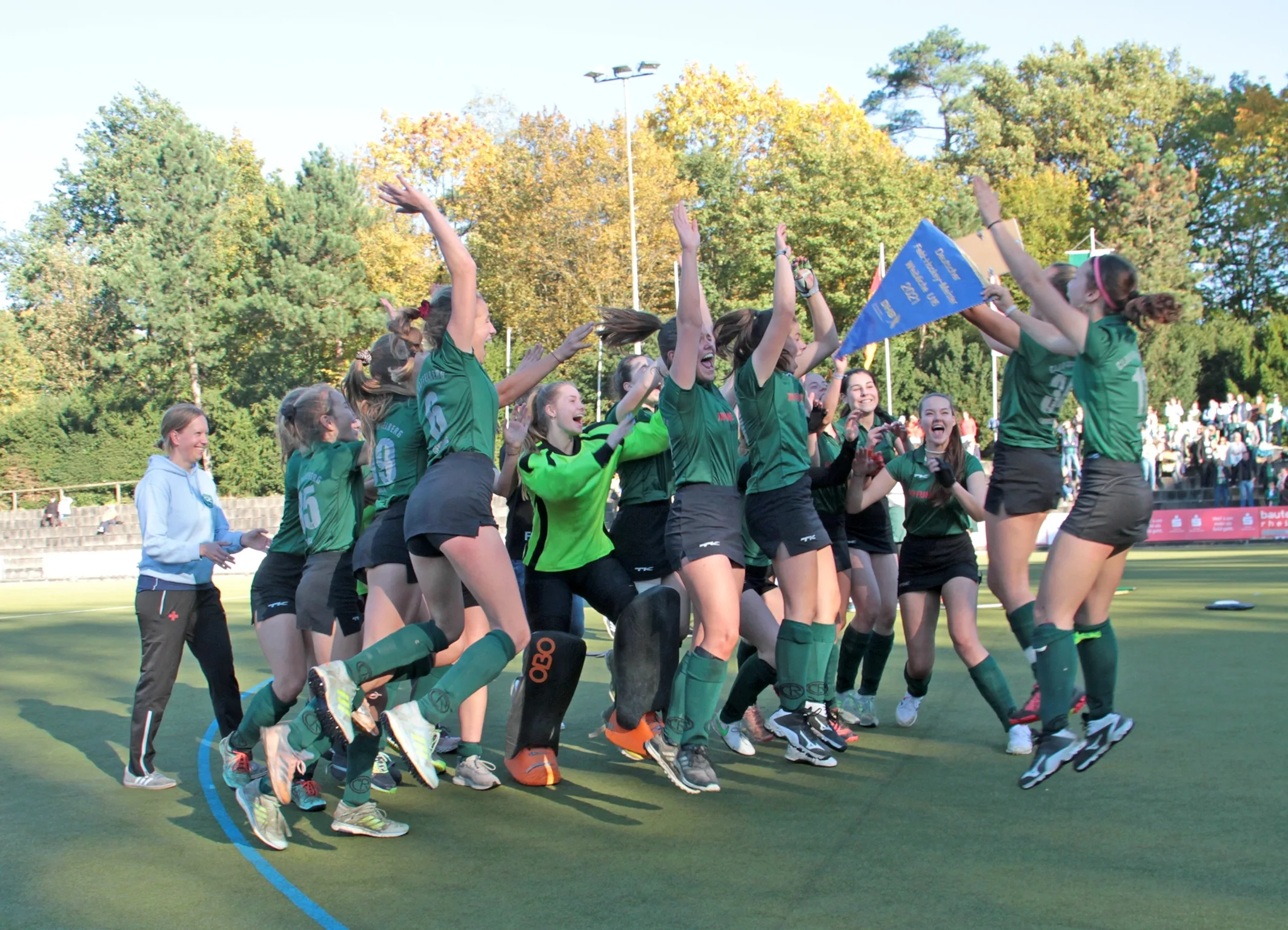 Weibliche U16 holt 30. DM-Titel für den Club Raffelberg