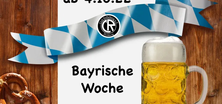 Speisekarte Bayrische Woche