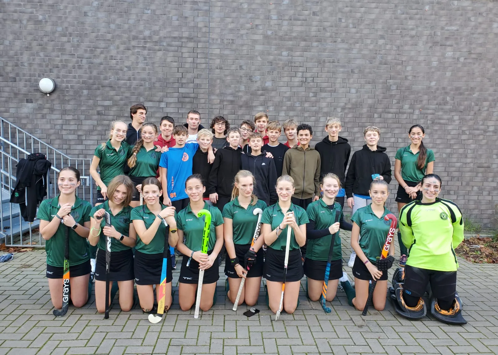 Letzte Vorbereitungen der U14