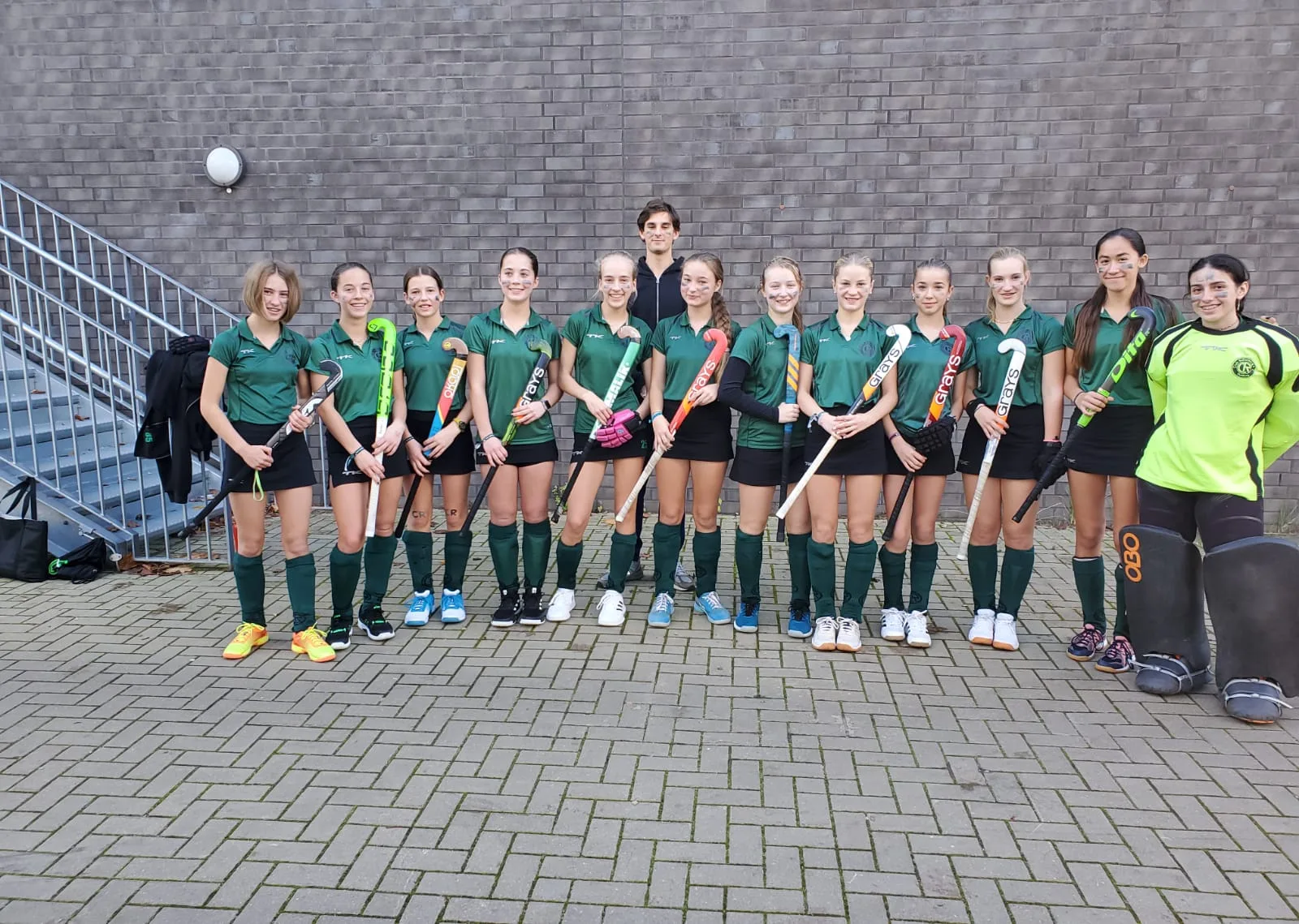 Letzte Vorbereitungen der U14