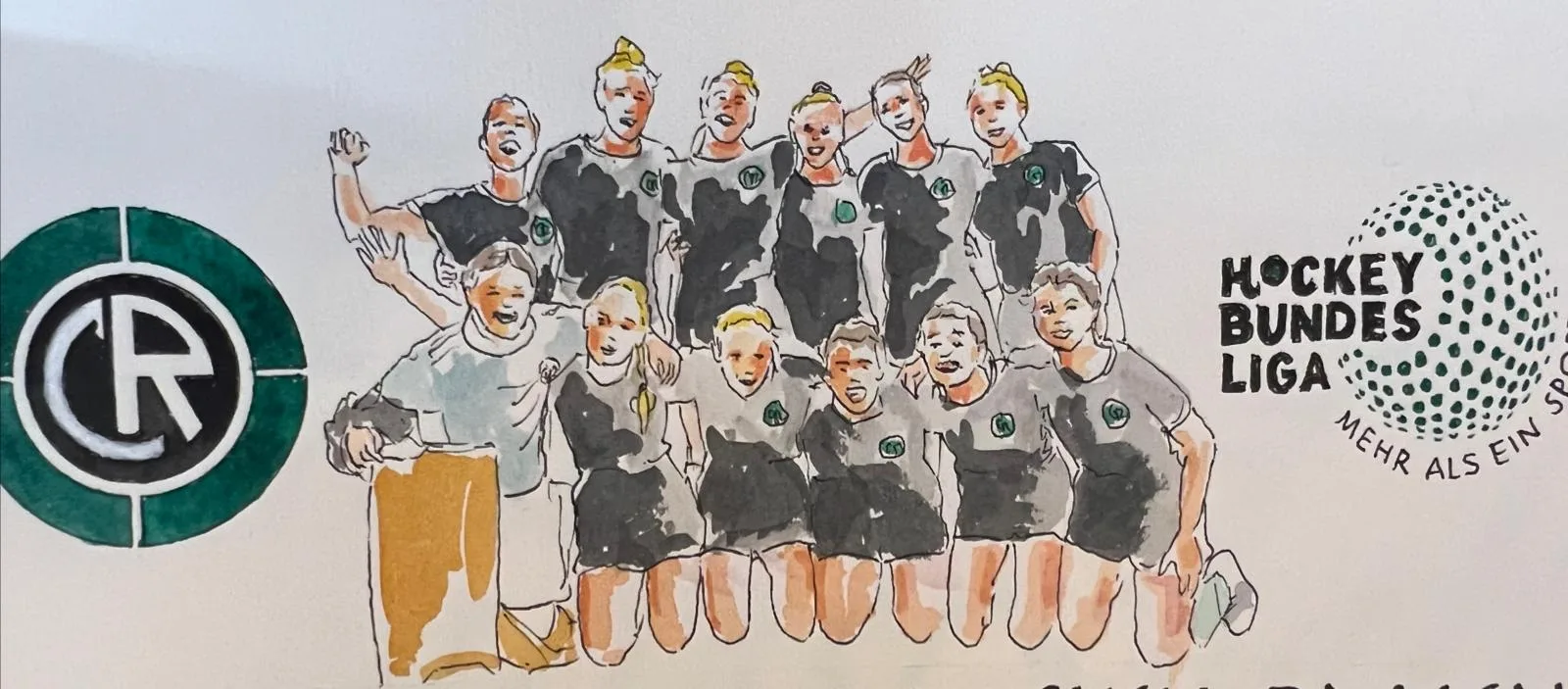 Erste Hockey-Damen des CR im Goldenen Buch der Stadt Duisburg!