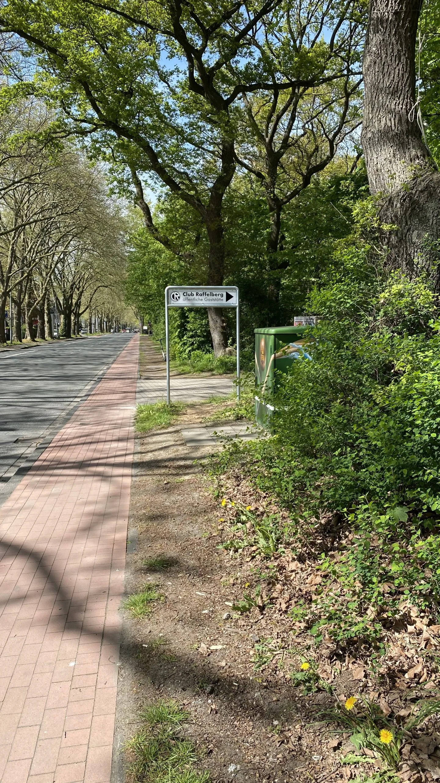 Neuer Wegweiser am Kalkweg