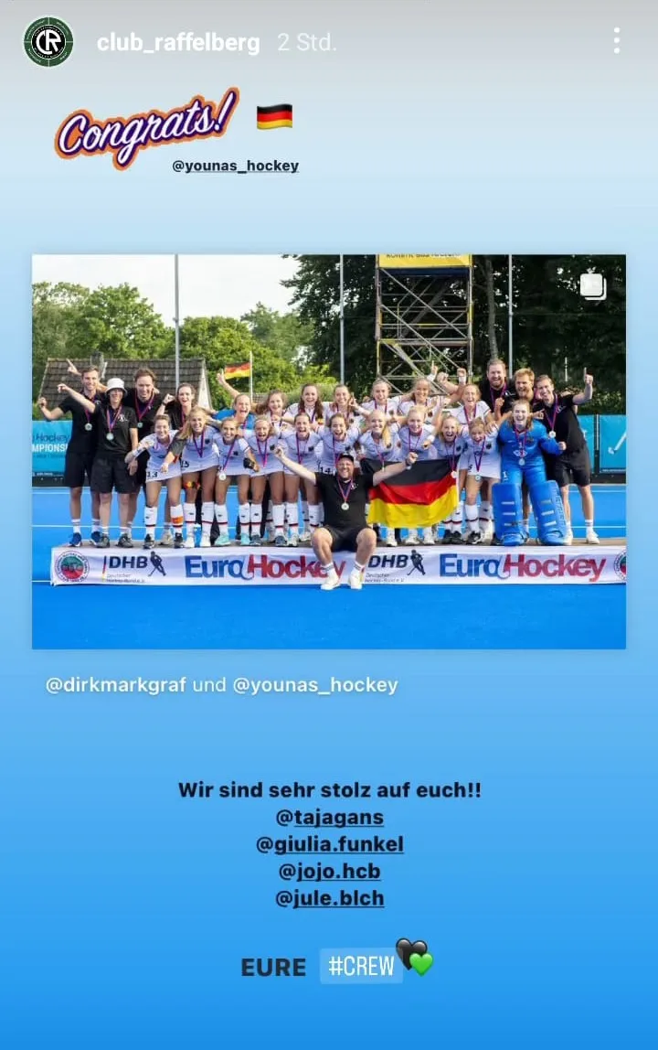 Herzlichen Glückwunsch an unsere vier Europameisterinnen!!!