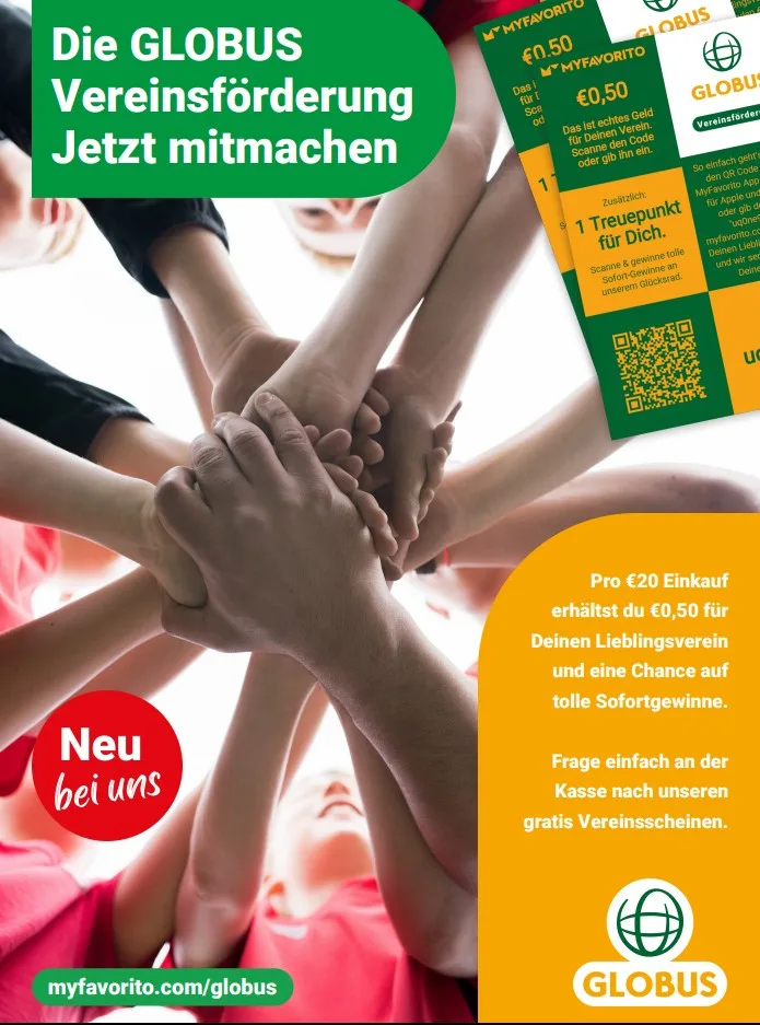 Viking Vereinsförderung – Unterstützung für Vereine durch Unternehmen & Globus Vereinsscheine