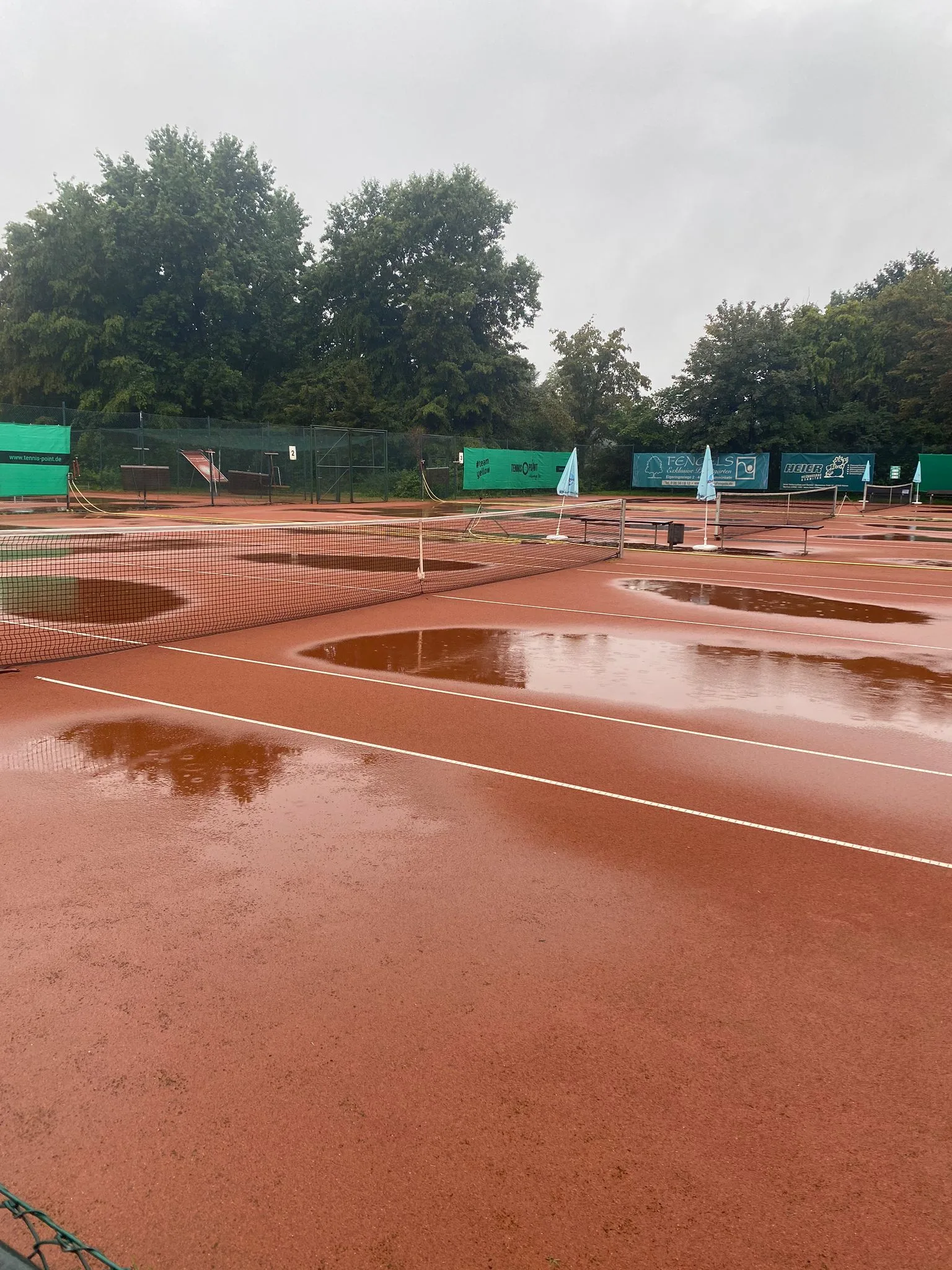 Und dann kam der Regen….