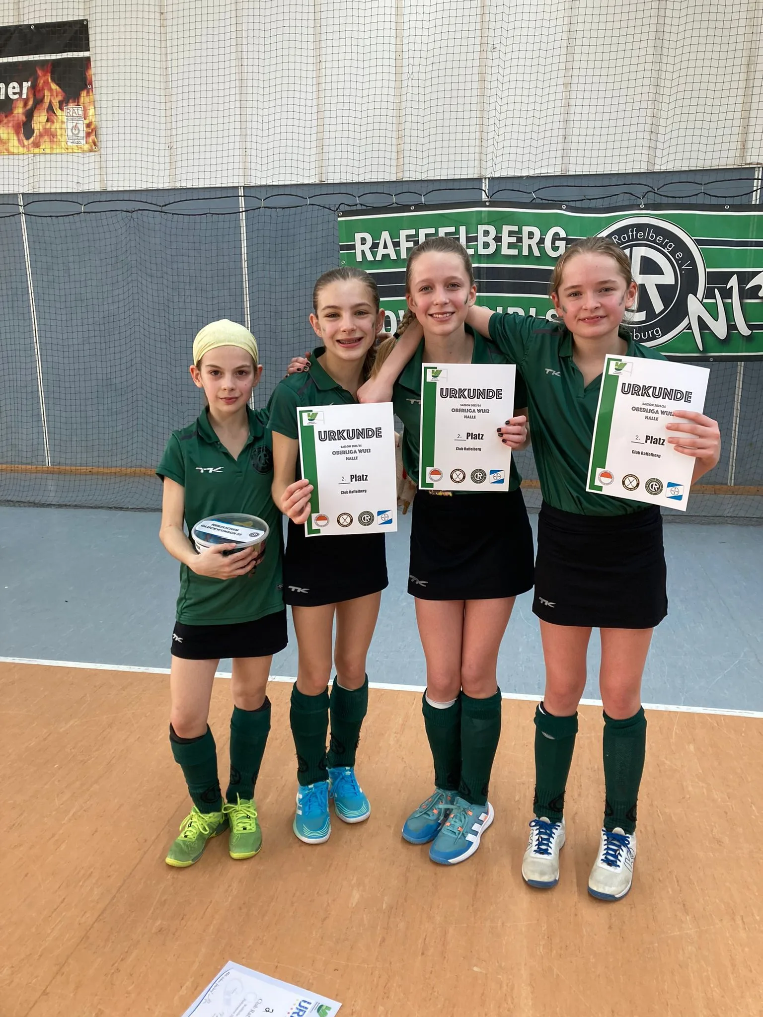 Die WU12/2 belegt den 2. Platz in der WHV OL Endrunde!
