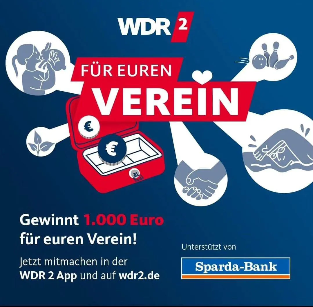Wir machen mit bei der WDR2 Vereinsaktion!