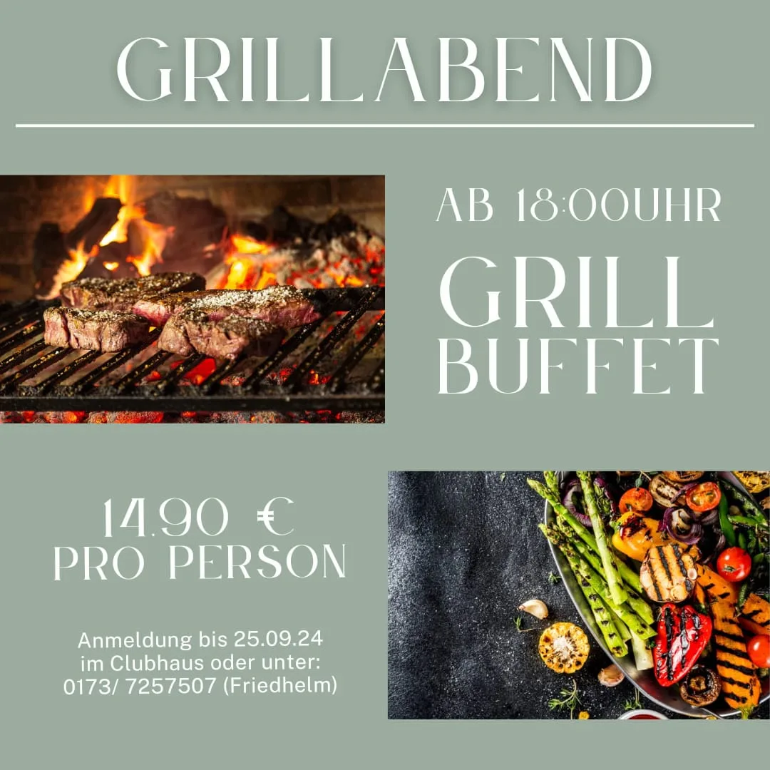 Gemeinsamer Grillabend am 28. September 2024