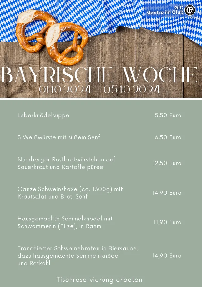 Bayerische Woche im CR vom 01. bis 05. Oktober 2024