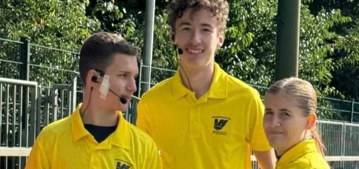 Auch unser Schiedsrichter Jan Jazdzyk ist bei der Westdeutschen Endrunde der wU12 vertreten