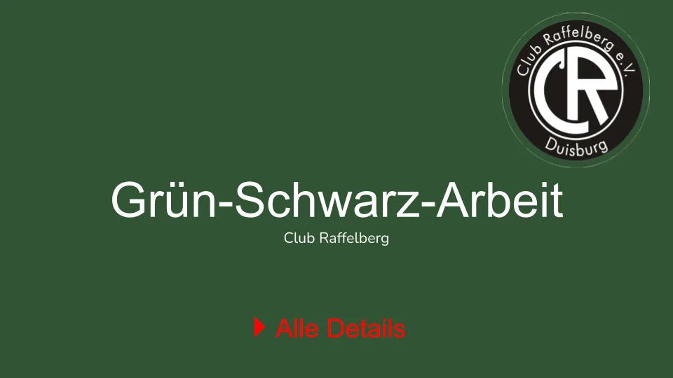Grün-Schwarz-Arbeit