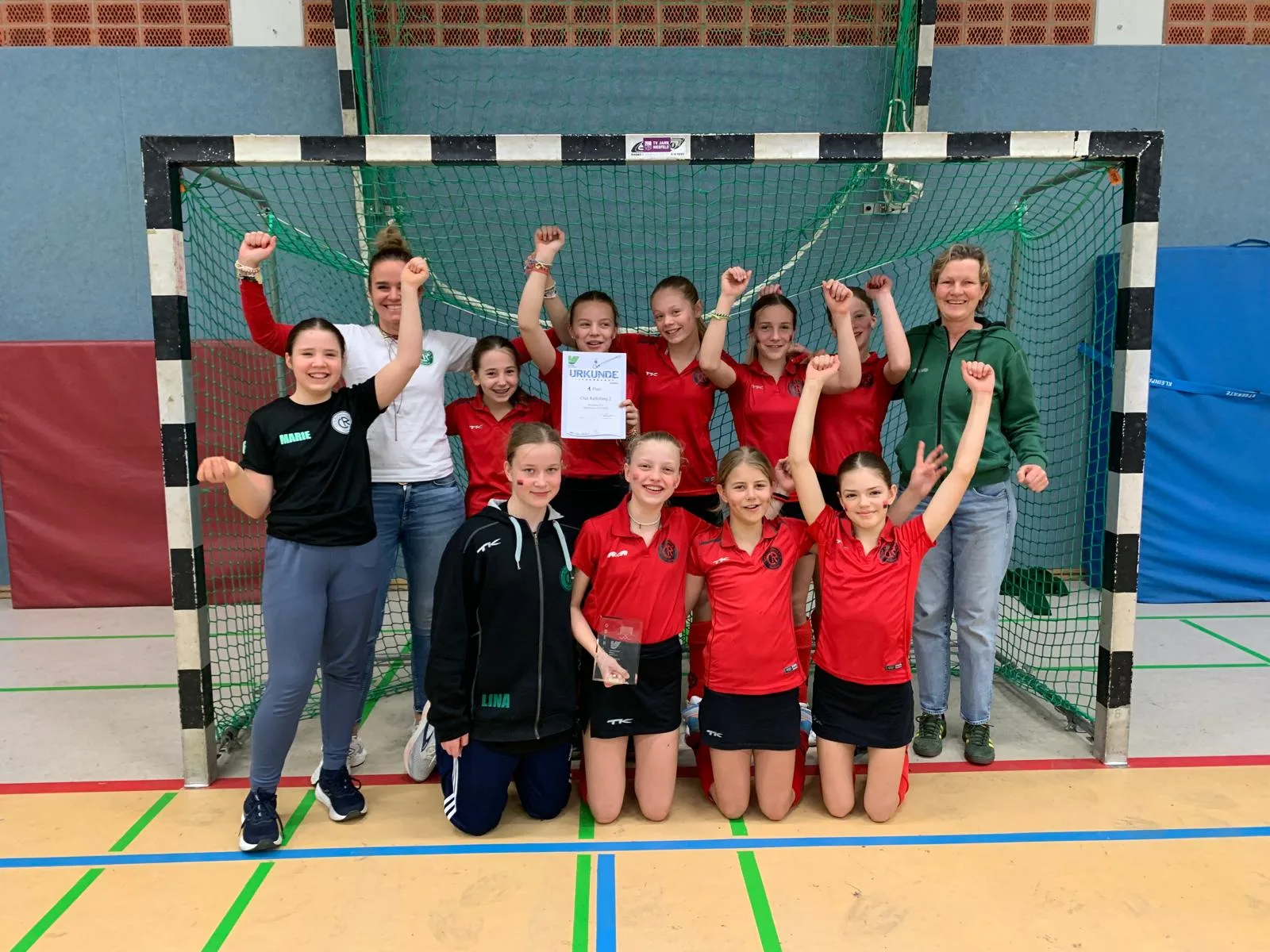 Die WU12(2) ist Oberligameister in der Halle!