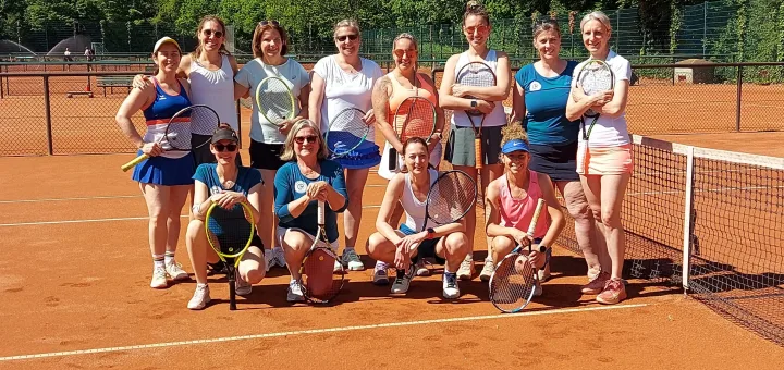 Testspiel Tennis Damen D40 am 1. Mai
