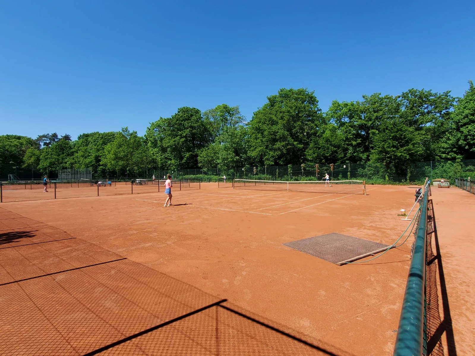 Testspiel Tennis Damen D40 am 1. Mai