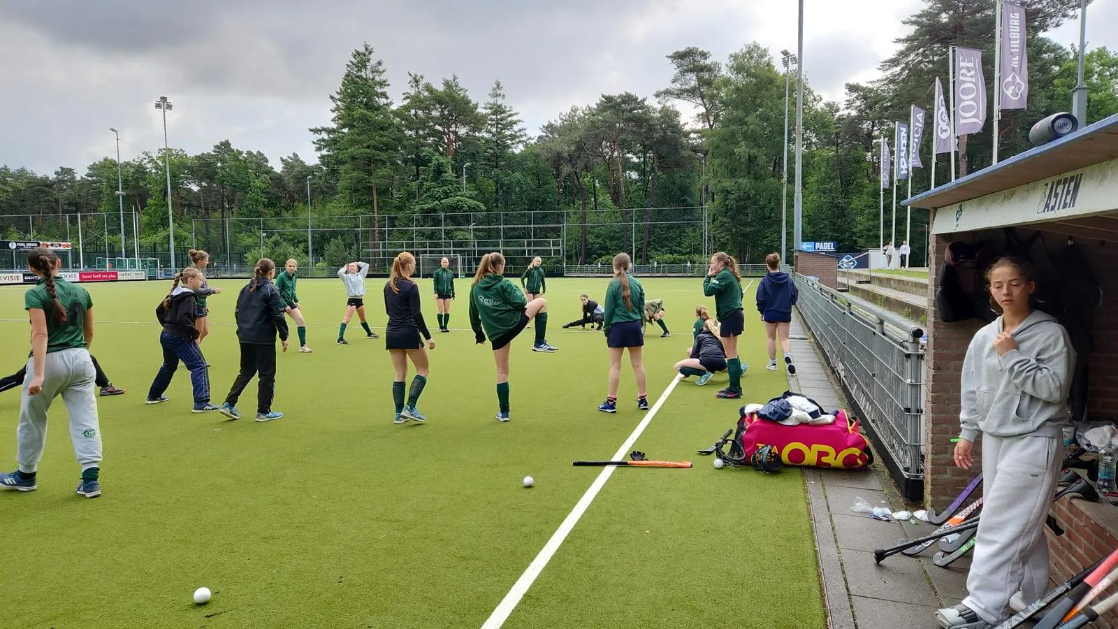 WU16 beim Turnier in Tilburg