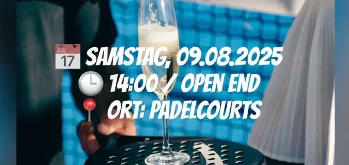 Nicht verpassen: Padel-Schleifchenturnier am 09.08.2025
