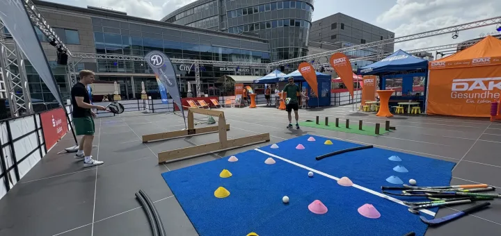 Der CR auf dem Sportcampus während der University Games