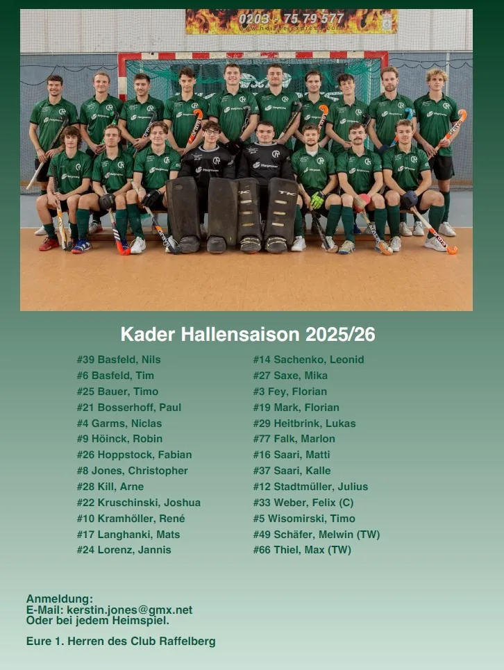 Torpatenschaft Hallensaison 2025/2026 – Wir zählen auf euch!