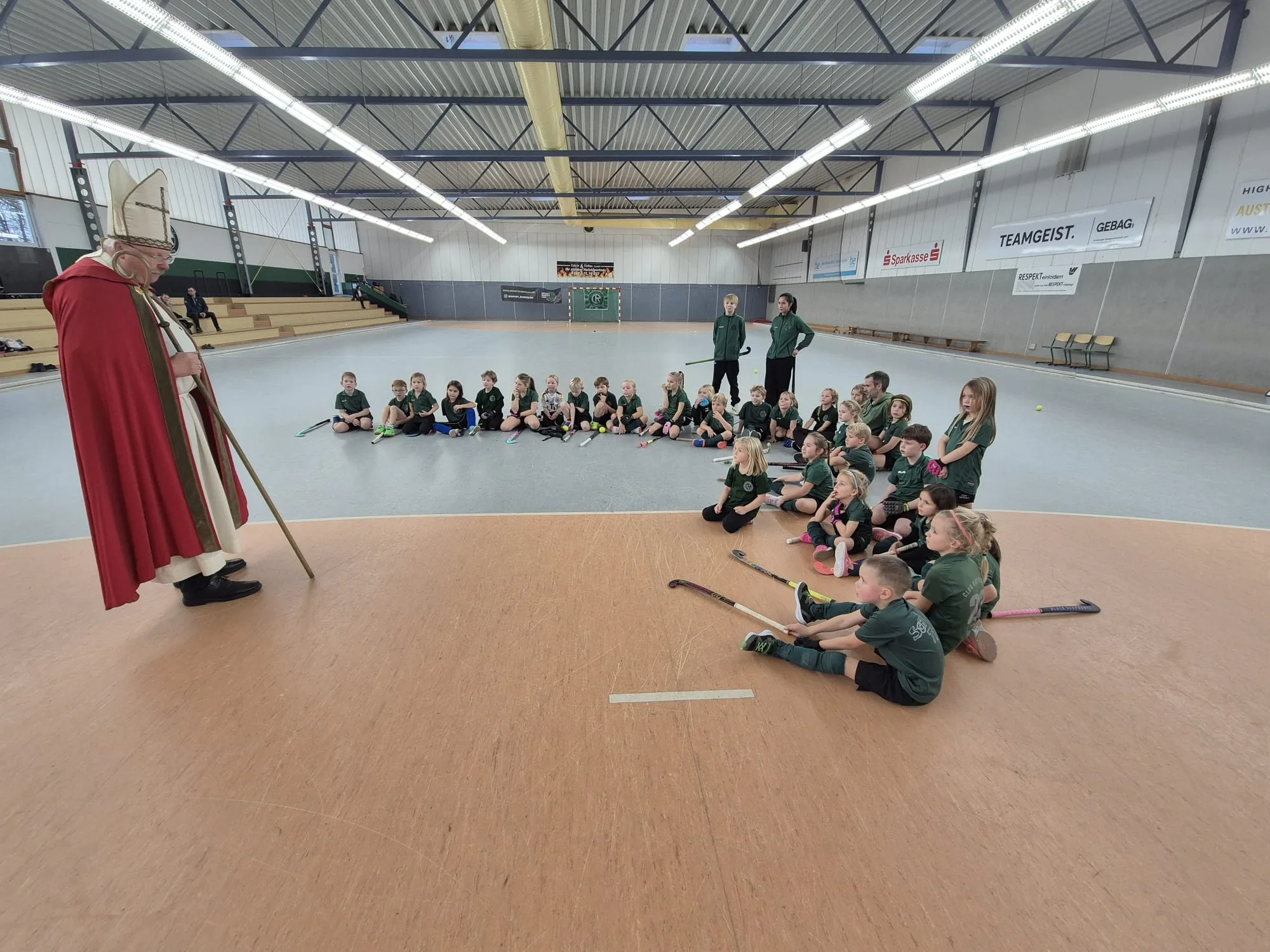 Nikolaus-Alarm beim Mini-Training!