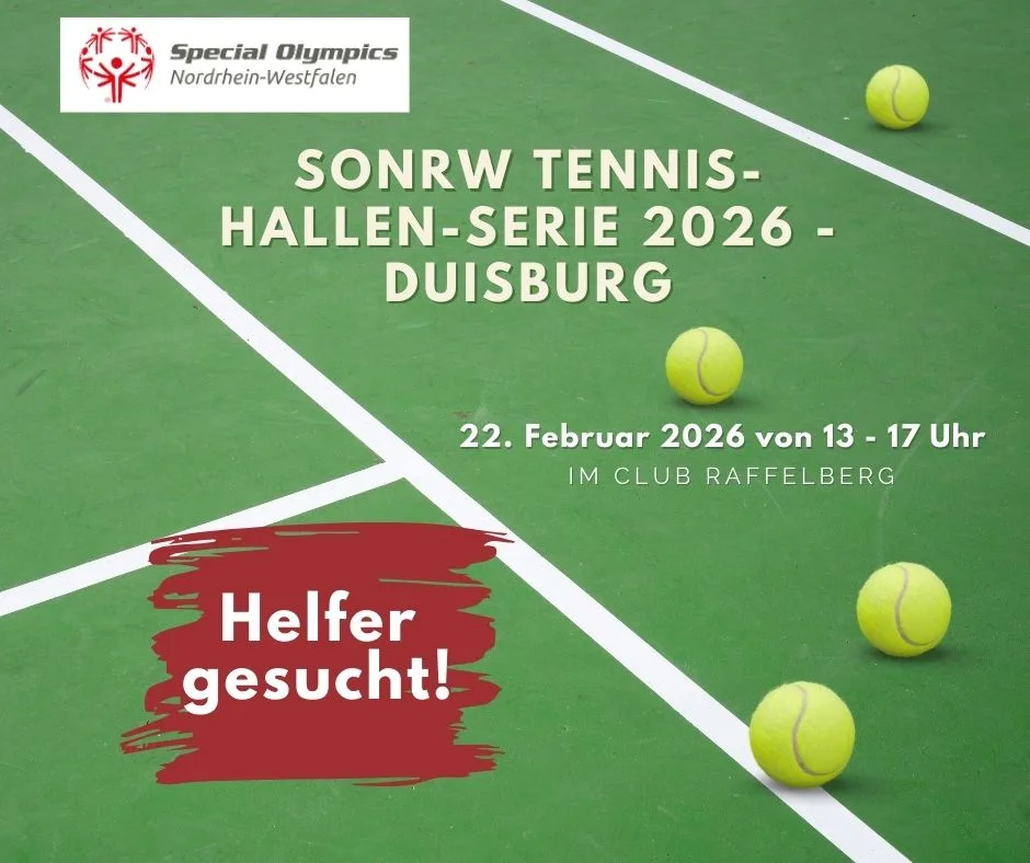 Helfer gesucht für die Special Olympics in NRW im Februar
