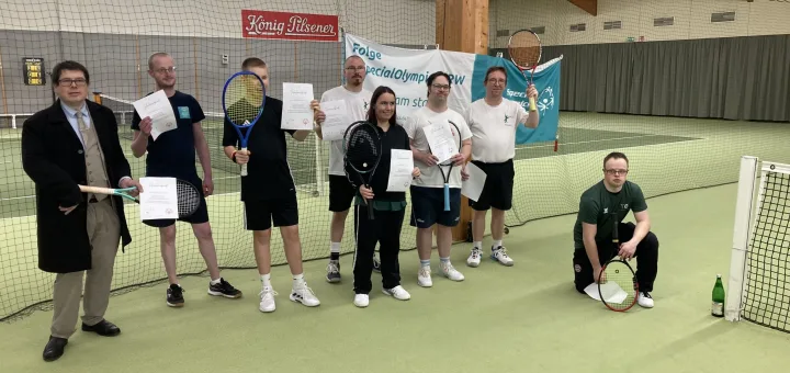 Tennis-Winterrunde von Special Olympics NRW im CR