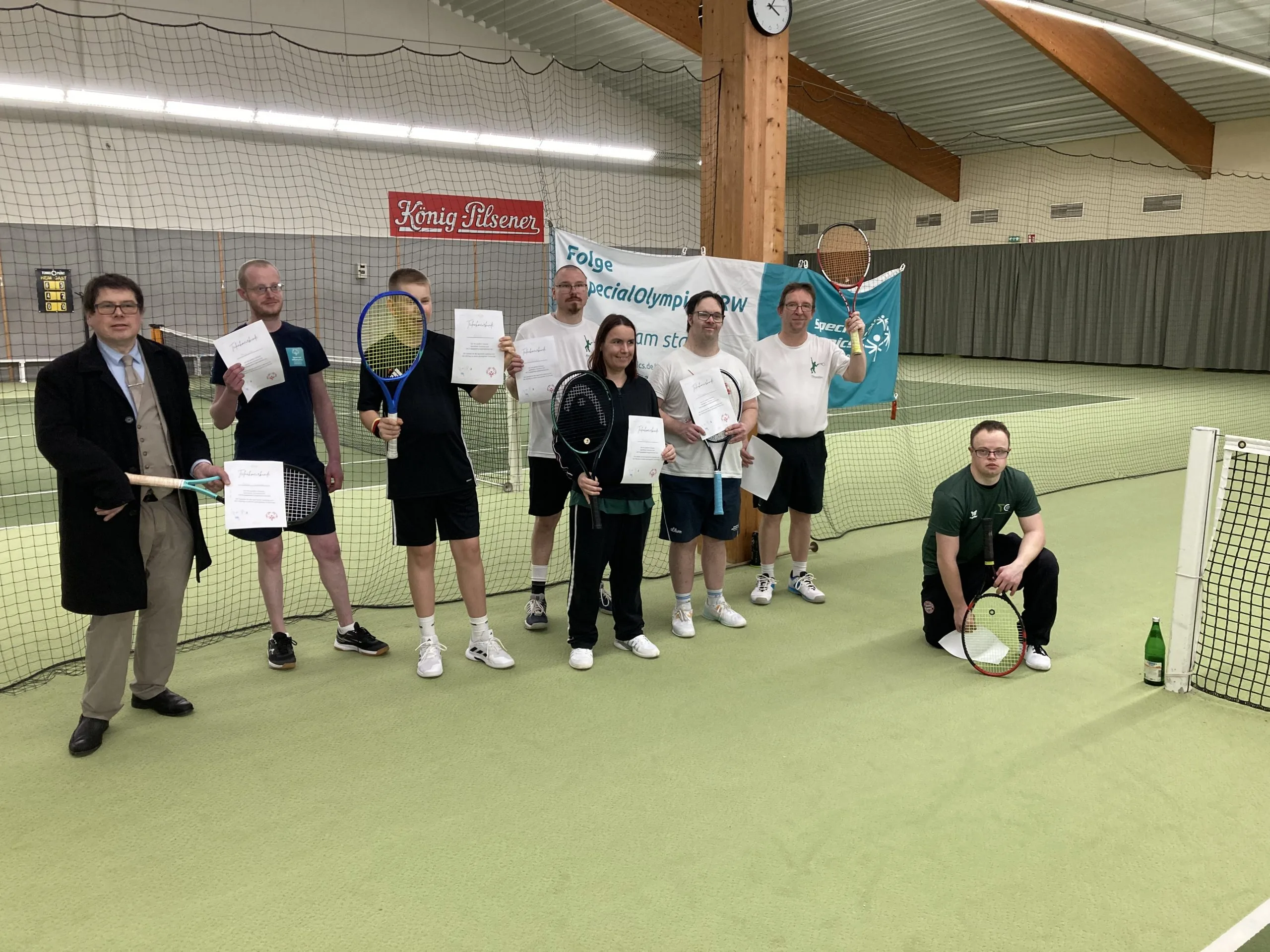 Tennis-Winterrunde von Special Olympics NRW im CR