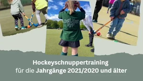 Unsere Ballschulenkinder konnten zum 1. Mal Hockey ausprobieren