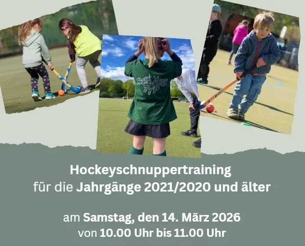 Unsere Ballschulenkinder konnten zum 1. Mal Hockey ausprobieren