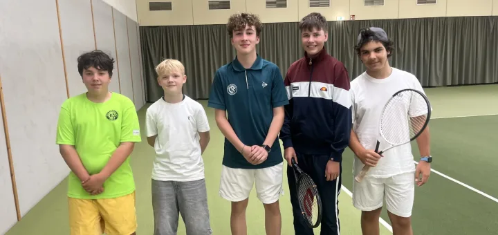 Tennis: erfolgreicher Spieltag der MU15