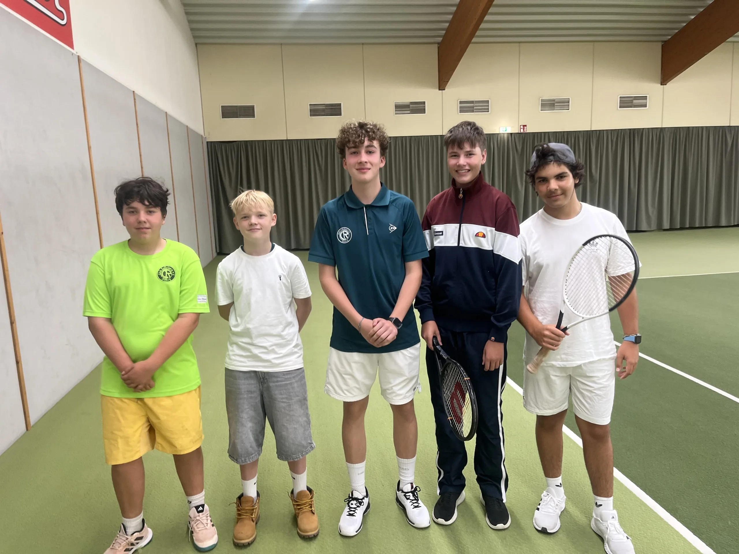 Tennis: erfolgreicher Spieltag der MU15