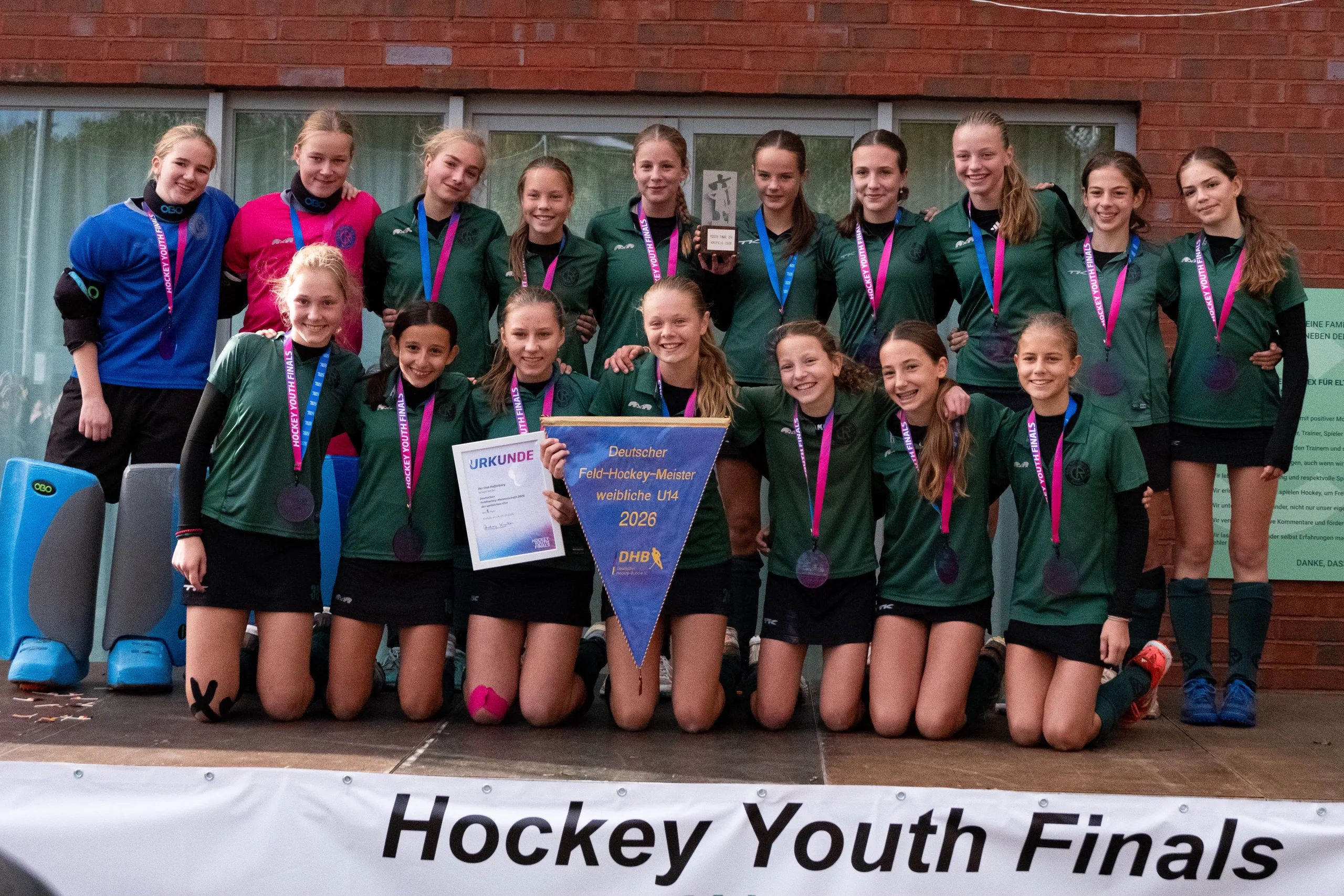 Hockey Youth Finals: WU14 holt den blauen Wimpel!